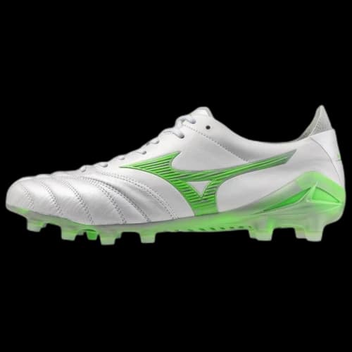 Mizuno Morelia Neo IV Made in Japan FG 'Frontier Pack White Green Gecko'