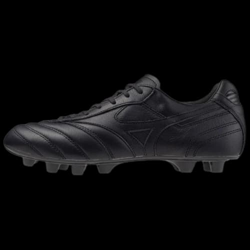 Mizuno MORELIA 2 Artificial Leather, Leather Slip Resistant Abrasion Resistant Soccer Shoes Unisex Black