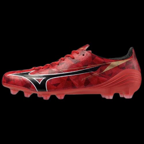 Mizuno Alpha 2 Abrasion Resistant Soccer Shoes Unisex Red