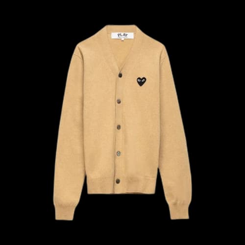 Comme des Garçons PLAY V-Neck Cardigan 'Beige'