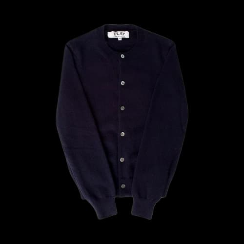 Comme des Garçons PLAY Heart Logo Cardigan 'Navy'