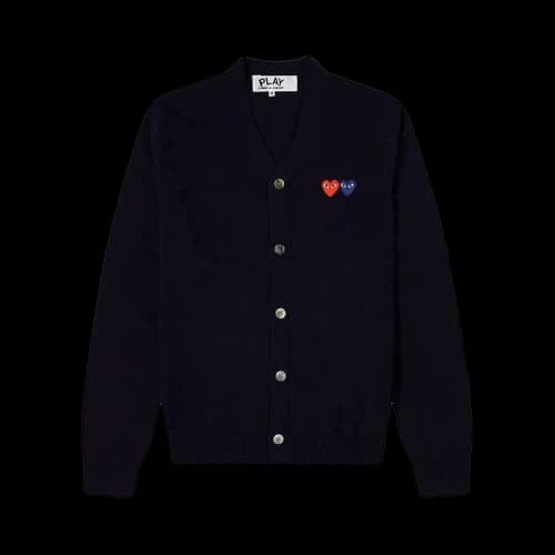 Comme des Garçons PLAY Cardigan With Red Heart 'Navy'