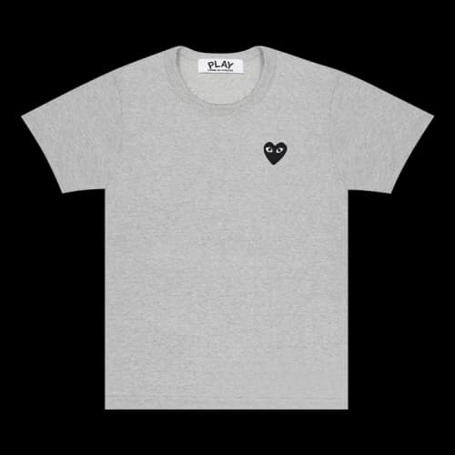 Comme des Garcons Play Overlapping Heart Cardigan Black/Red