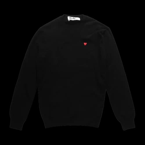 Comme des Garçons PLAY V-Neck Sweater 'Black'