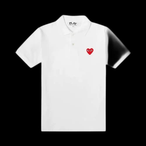 Comme des Garçons PLAY Polo 'White'