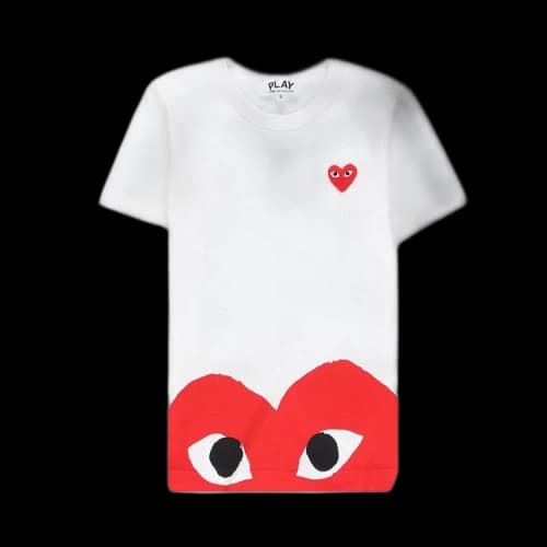 Comme des Garçons PLAY T-Shirt 'White'