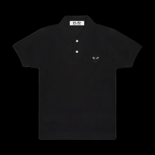 Comme des Garçons PLAY Heart Polo 'Black'