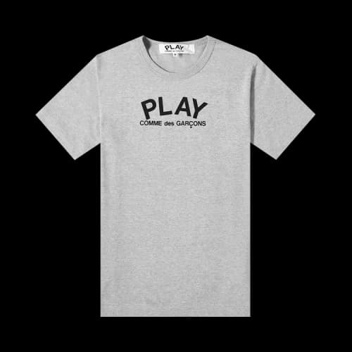 Comme des Garçons PLAY Back Logo Heart Tee 'Grey'