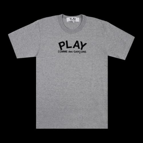 Comme des Garçons PLAY Heart Logo Short-Sleeve T-Shirt 'Grey'