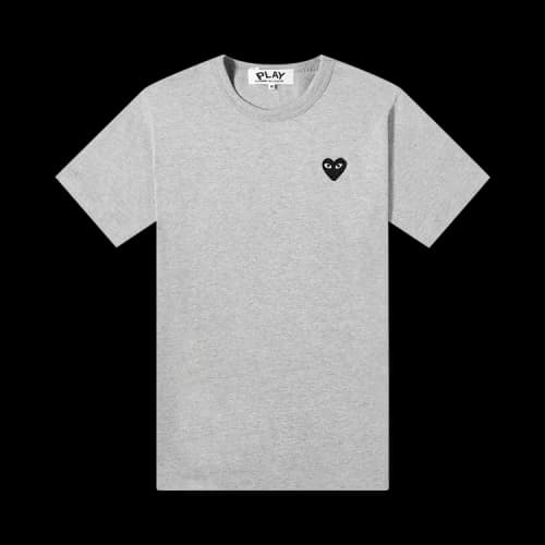 Comme des Garçons PLAY Heart Logo T-Shirt 'Grey'