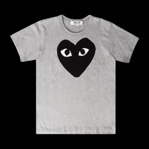 Comme des Garçons PLAY Large Heart Logo T-Shirt 'Grey'