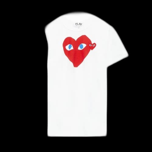 Comme des Garçons PLAY Eyes Heart Tee 'White'