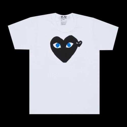 Comme des Garçons PLAY Black Heart T-Shirt 'White'