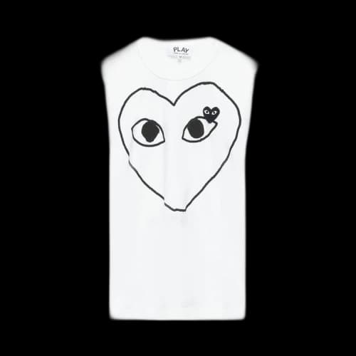Comme des Garçons PLAY Heart Tee 'White'