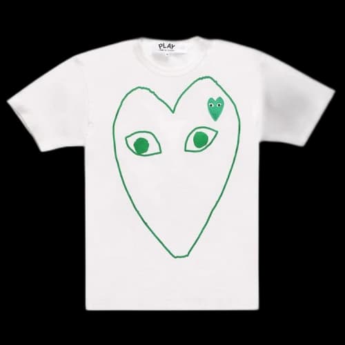 Comme des Garçons PLAY Printed T-Shirt 'White'
