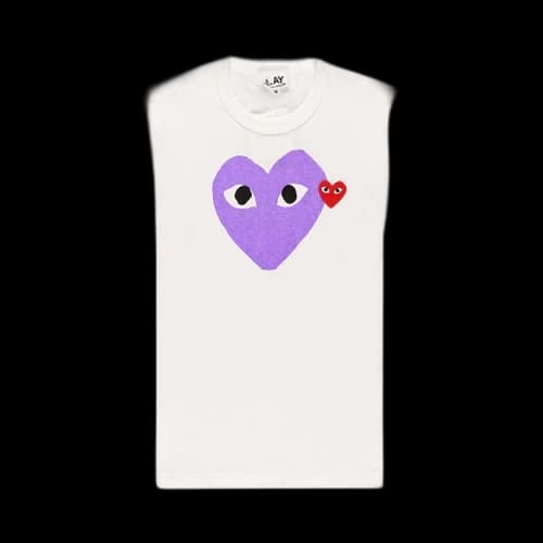 Comme des Garçons PLAY Heart Tee 'Purple'