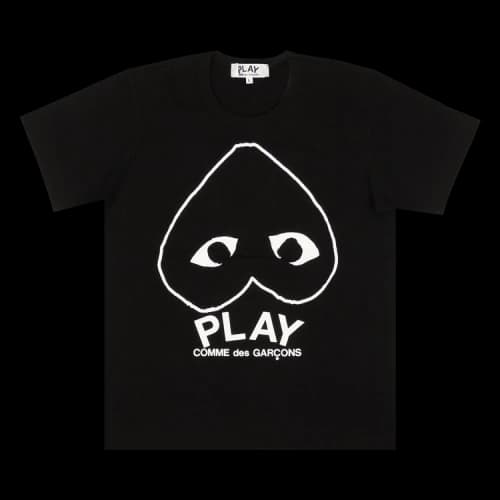 Comme des Garçons PLAY Logo Short-Sleeve T-Shirt 'Black'