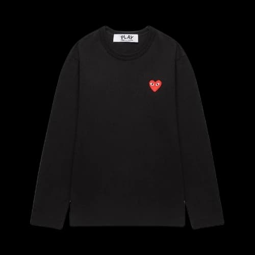 Comme des Garçons PLAY Long-Sleeve T-Shirt 'Black'