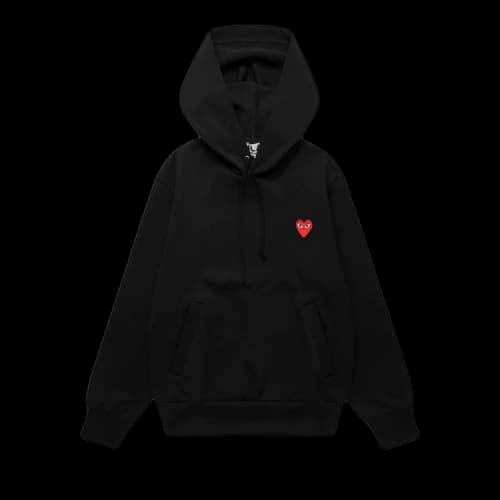 Comme des Garçons PLAY Hooded Sweatshirt 'Black'