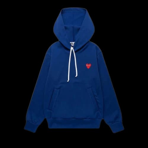 Comme des Garçons PLAY Hooded Sweatshirt 'Navy'