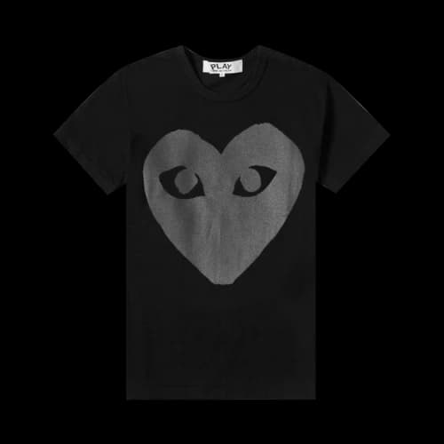 Comme des Garçons PLAY Heart Logo T-Shirt 'Black'