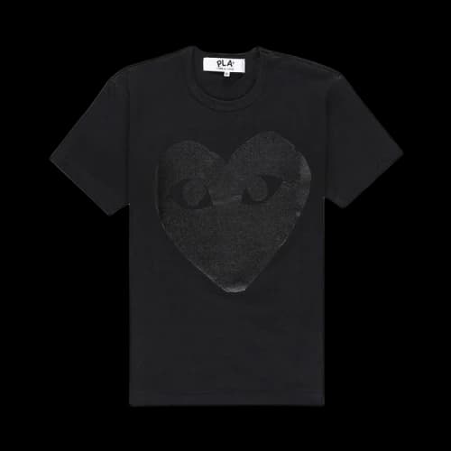 Comme des Garçons PLAY Heart Logo T-Shirt 'Black'