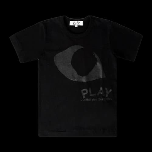 Comme des Garçons PLAY Double Eye Short-Sleeve T-Shirt 'Black'