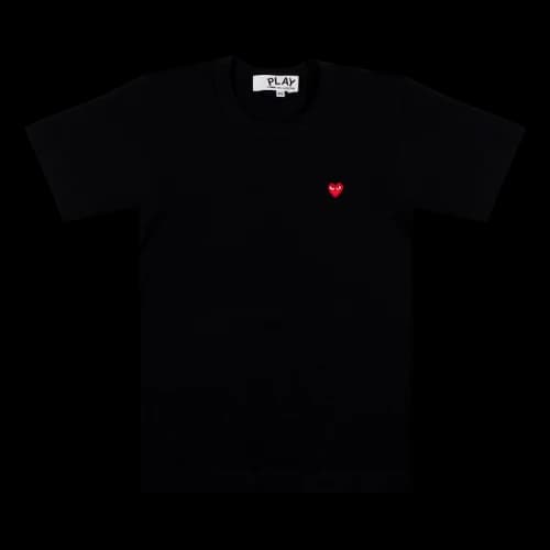Comme des Garçons PLAY Heart Logo Short-Sleeve T-Shirt 'Black'