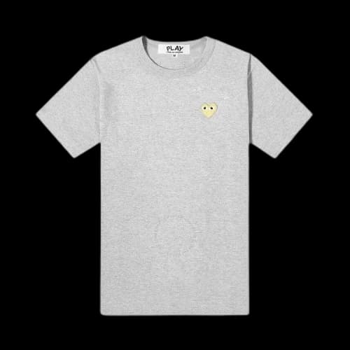 Comme des Garçons PLAY Small Heart Logo T-Shirt 'Grey'