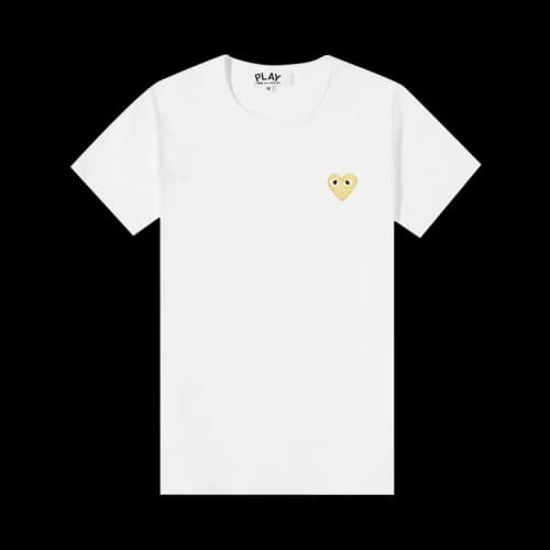 Comme des Garçons PLAY Small Heart Logo T-Shirt 'White'
