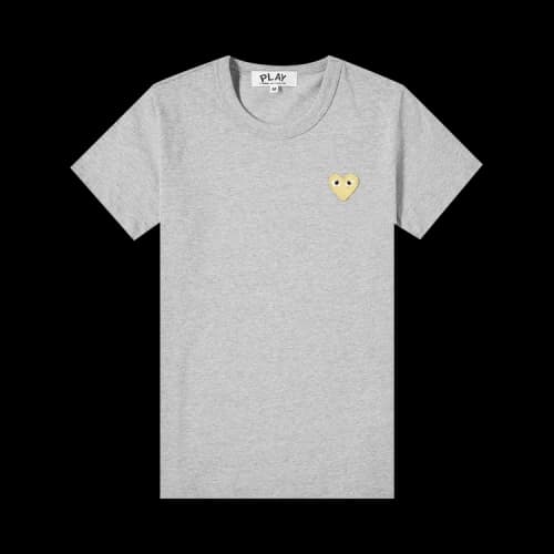Comme des Garçons PLAY Heart Logo T-Shirt 'Grey'
