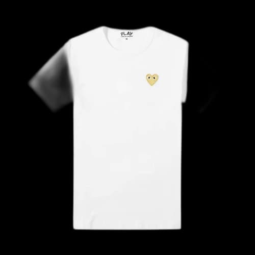 Comme des Garçons PLAY Heart Logo Tee 'White'