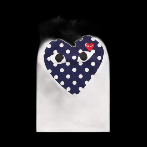 Comme des Garçons PLAY Polka Dot Tee 'White'
