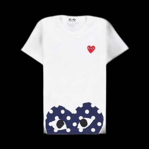 Comme des Garçons PLAY Polka Dot T-Shirt 'White'