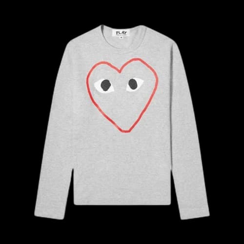 Comme des Garçons PLAY T-Shirt 'Grey'