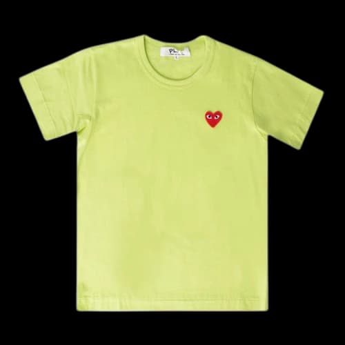 Comme des Garçons PLAY Basic Heart Logo T-Shirt 'Green'