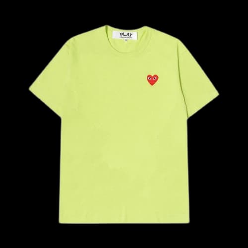 Comme des Garçons PLAY Mini Heart Solid Tee 'Green'