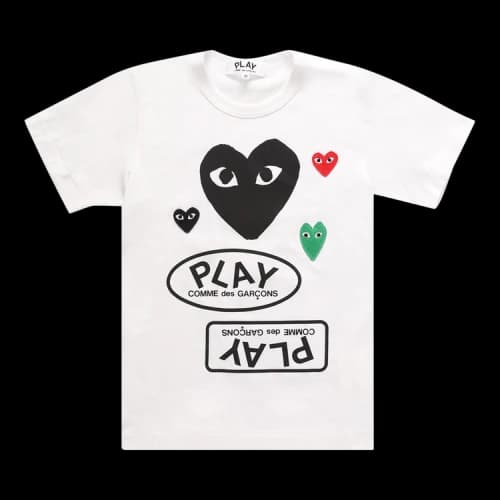 Comme des Garçons PLAY T-Shirt 'White'