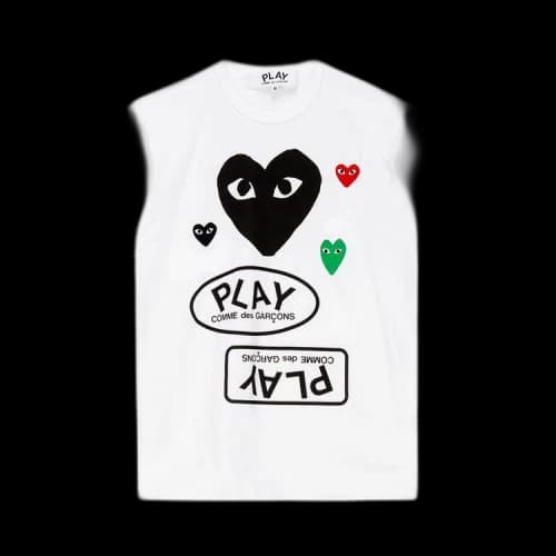 Comme des Garçons PLAY Miscellaneous Logo T-Shirt 'White'