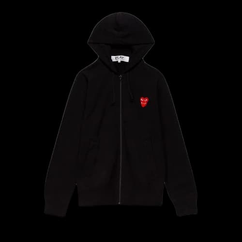 Comme des Garçons PLAY Mini Logo Hoodie 'Black'