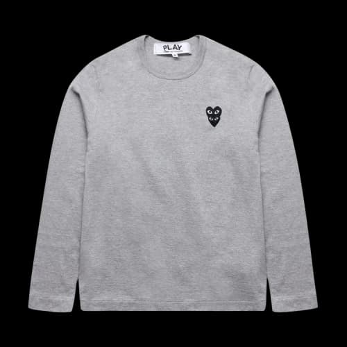 Comme des Garçons PLAY Long-Sleeve T-Shirt 'Grey'