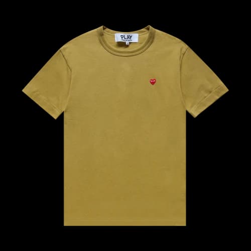 Comme des Garçons PLAY Small Heart Tee 'Olive'