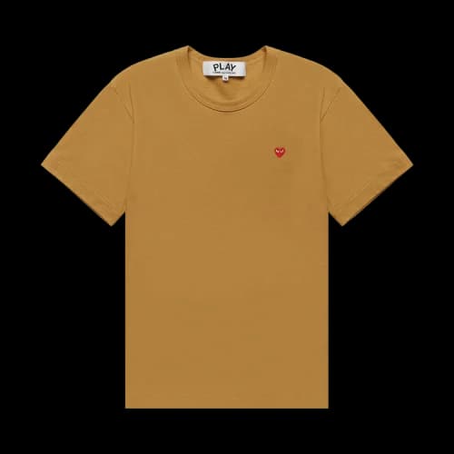 Comme des Garçons PLAY Small Red Heart T-Shirt 'Olive'