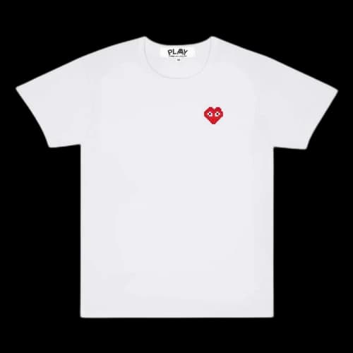 Comme des Garçons PLAY x Invader Mini Logo T-Shirt 'White'