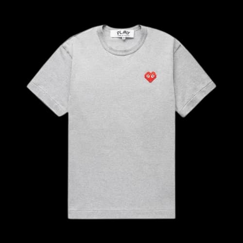 Comme des Garçons PLAY Invader Heart T-Shirt 'Grey'