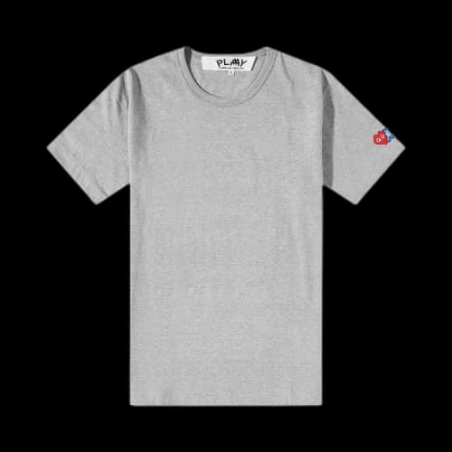 Comme des Garcons Play Invader T-shirt Grey
