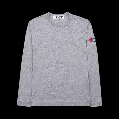 Comme des Garçons PLAY x Invader Long-Sleeve T-Shirt 'Grey'