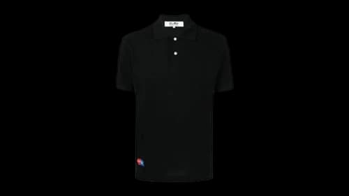 Comme des Garcons PLAY P1T336 Polo T-Shirt T-shirt Black