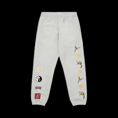 Palace High Kick Joggers 'Grey Marl'