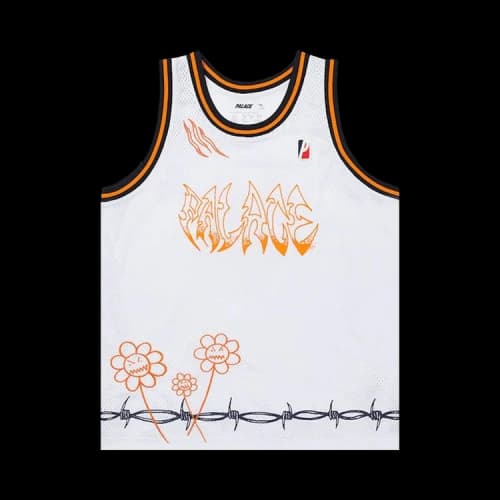 Palace Lotties Airtex Vest 'White'